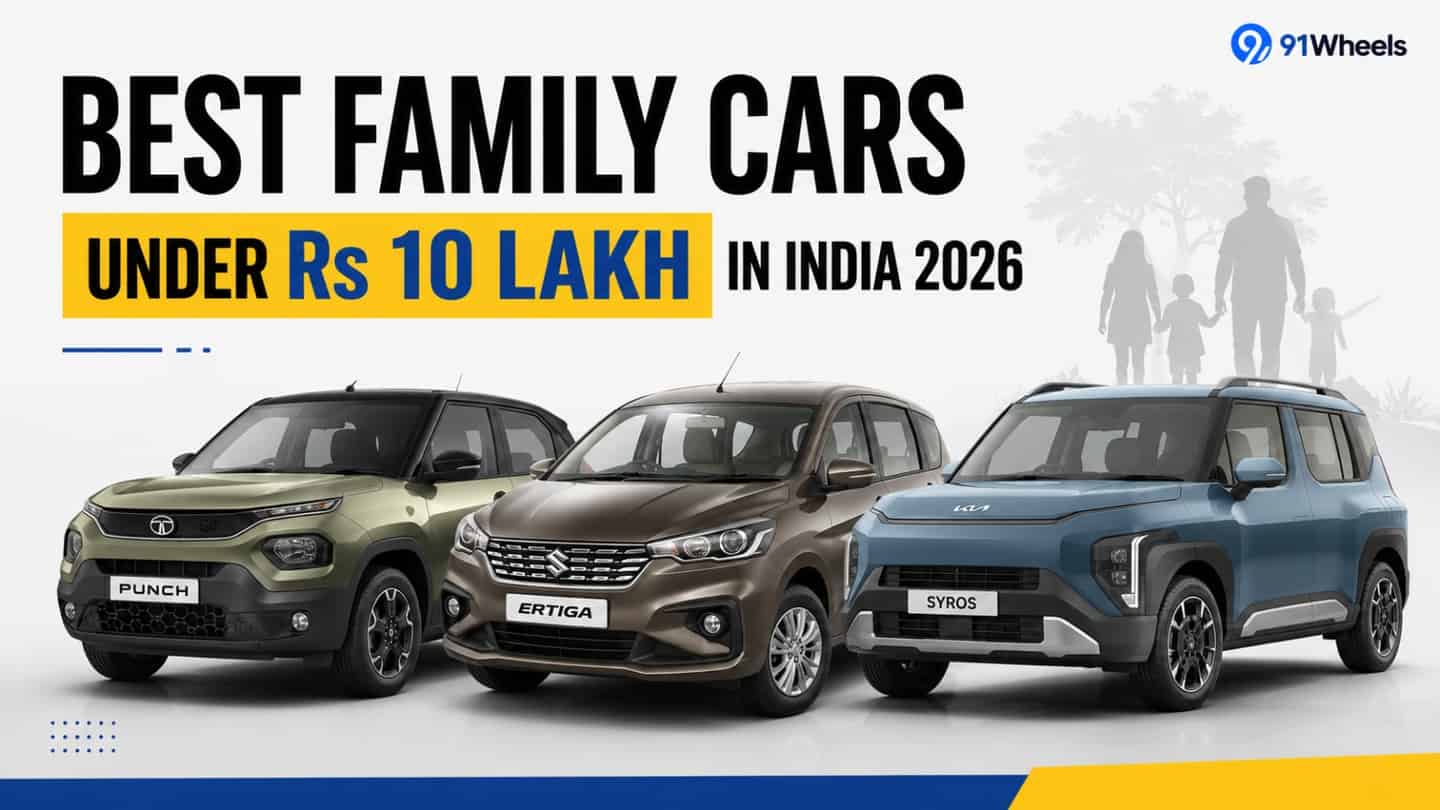 Best Family Cars Under Rs 10 Lakh in India 2026 Best Family Cars Under Rs 10 Lakh in India 2026